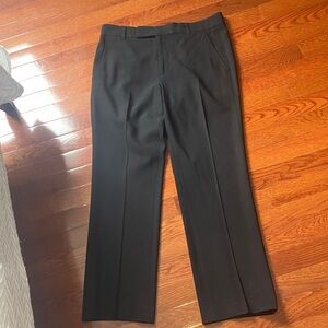 Vince Black Men's Dress Pants - Tailored Flat Front